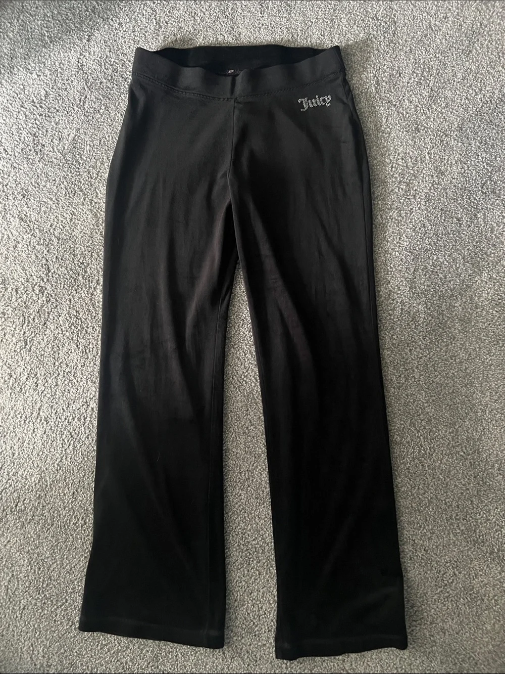 Juicy Couture Black Women's Track Pants with Logo